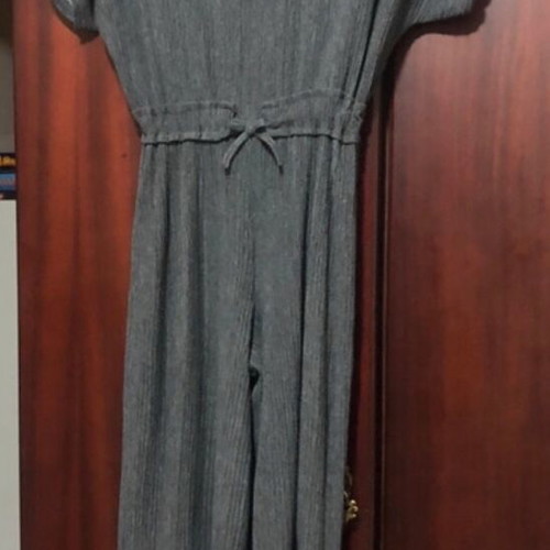 Zara girls' grey jumpsuit like new, size 146 cm, age 11-12