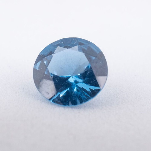 Natural electric blue zircon loose gemstone 1.00ct used