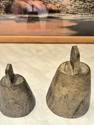 Pair of Vintage Brass Animal Bells (Kypria) with 1971 Date