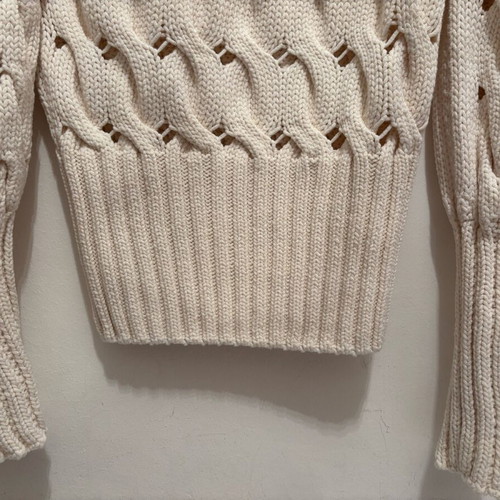 Zara knitted cream sweater size S used