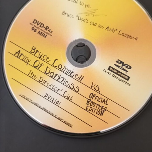 Bruce Campbell Vs. Army of Darkness DVD like new, director's cut