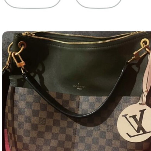 Louis Vuitton shoulder bag like new, brown