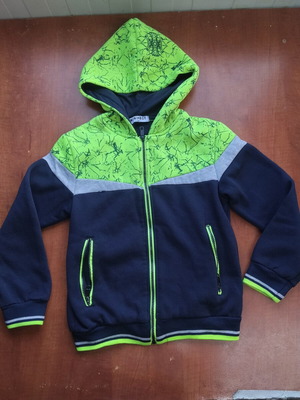Hooded cardigan used, blue Minice Baby size 152 cm for 12 years old