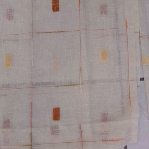 Fabric curtains used, set of 2 different sizes