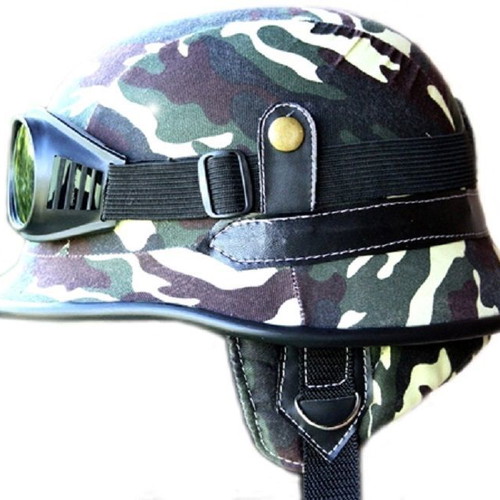 Κράνος camoflage ρετρό μοτοσυκλέτας ρέπλικα Louis