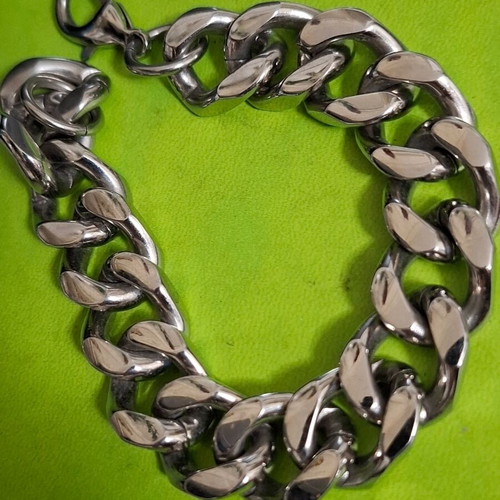 Steel very thick hand chain 23 cm new hypoallergenic