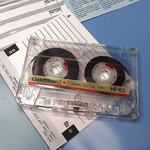 Goldstar HP60 Type I cassette used, laiko
