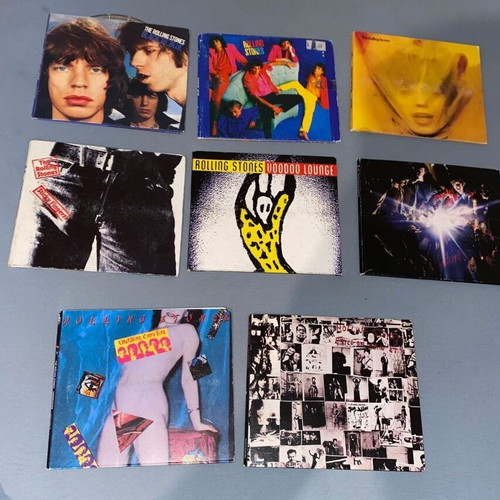 Rolling Stones pack of 8 rock CDs in cardsleeves