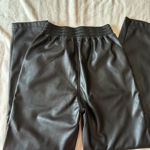 Katy Perry faux leather pants black, like new, size 36-38