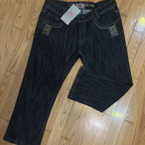Y2K Vintage Capri Jeans dark denim brand new with tags, size S