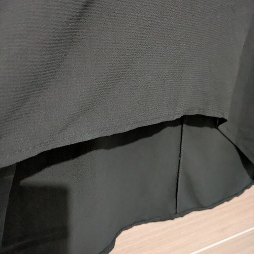Black shirt dress like new, one size