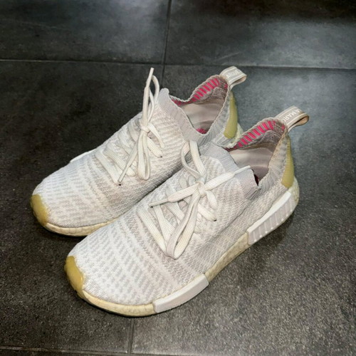 Adidas Boost athletic shoes used, size 41.5, white