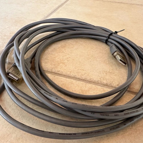 USB cable to USB 5 meters