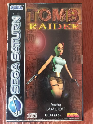 Tomb Raider за Sega Saturn употребяван, пълен с ръководство