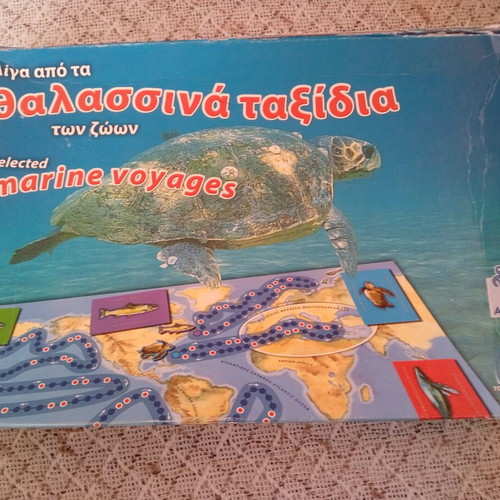 Marine Voyages educational board game by Desyllas used