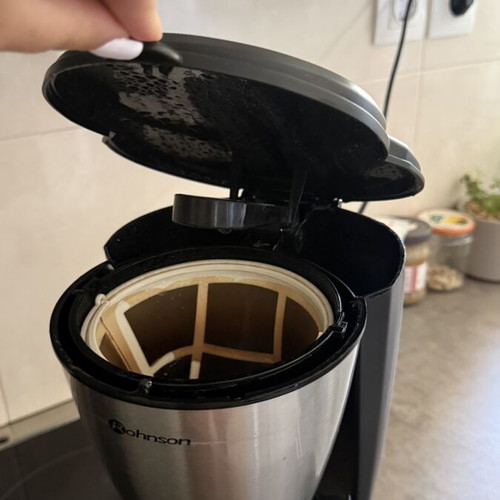 Rohnson R920 Filter Coffee Maker Like New, 15 Cups, Black Inox