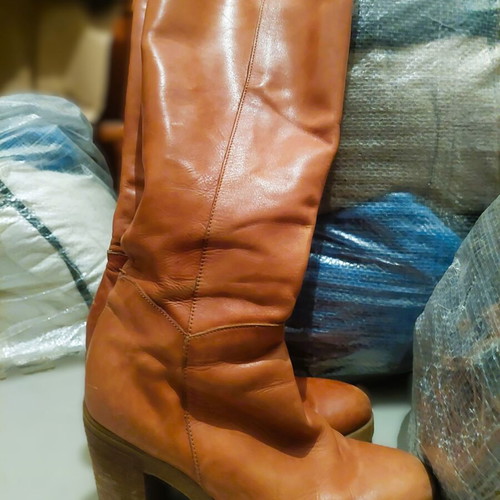 Nak boots 38 camel leather like new