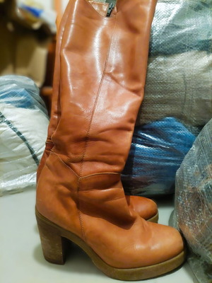 Μπότες Nak 38 καμήλο δερμάτινες σαν καινούργιο