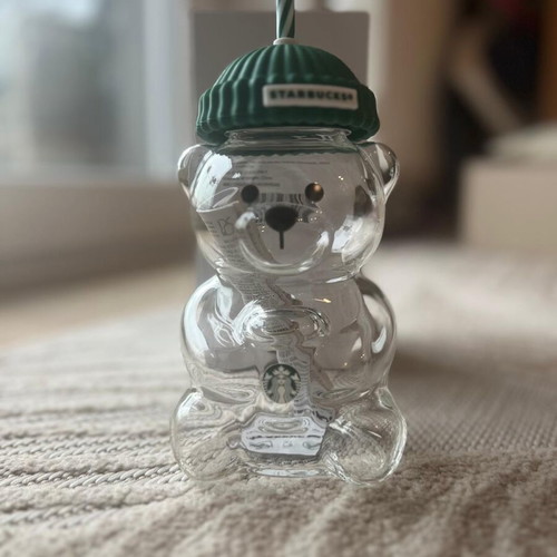 Starbucks Mug TBLR Glass Bearista 20 oz new with packaging