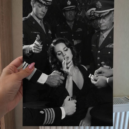 Lana del Rey poster A4 hard shiny paper new