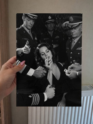Lana del Rey poster A4 hard shiny paper new