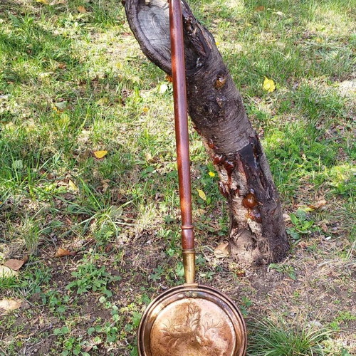 Antique Copper Bed Warmer used