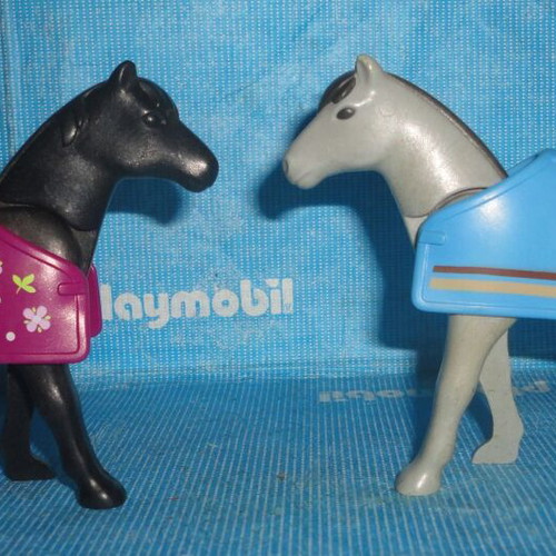 Playmobil set of 2 horses