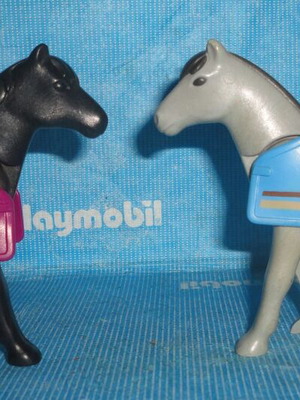 Playmobil set of 2 horses