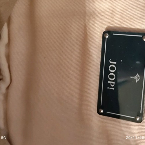 Joop! leather bum bag new, taupe color