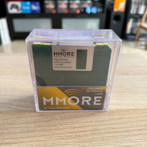 MMore Colour diskettes new, pack of 10 sealed