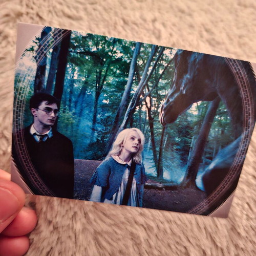 Harry Potter collectible card and Luna Warner Bros new