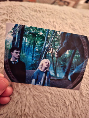 Συλλεκτική κάρτα Harry Potter και Luna Warner Bros καινούργιο