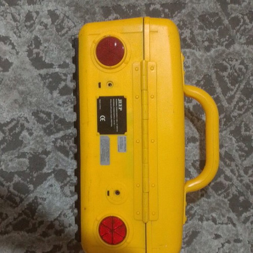 Jeep radio box with record player and cassette player