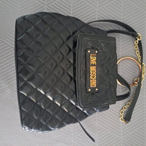 Love Moschino black backpack like new