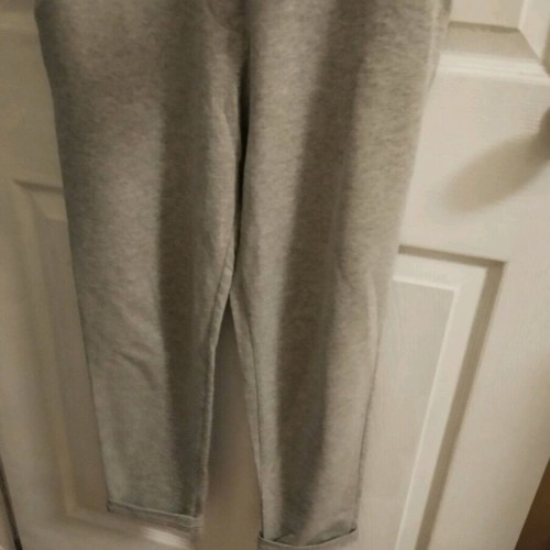 Cotton gray women's jumpsuit used, one size, sweatshirt style