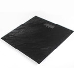Electronic scale with granite effect and LCD display