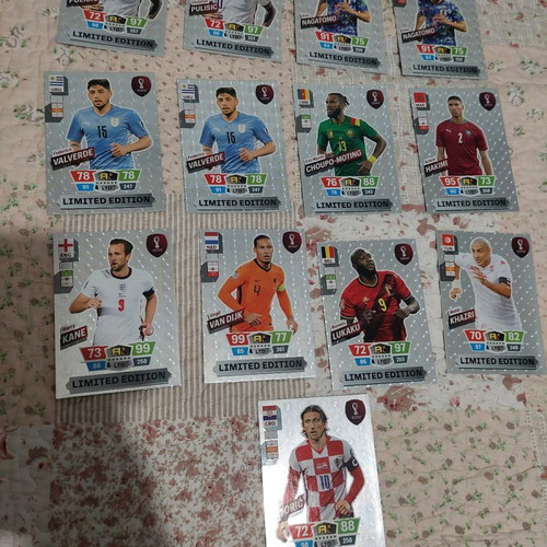 Adrenalyn Qatar 2022 Limited Edition cards used, pack of 25 XXL