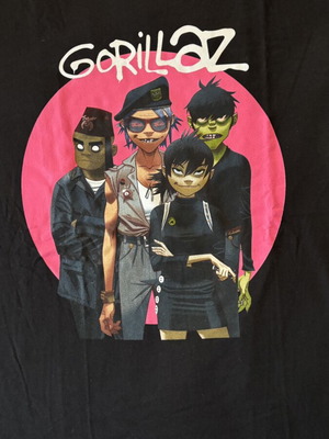 Gorillaz Humanz Tour 2017 official T-shirt XL