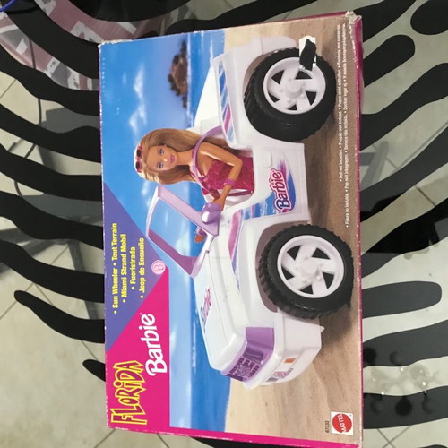 Florida Barbie Sun Wheeler Car Playset 1996 used, rare, broken