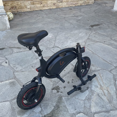 KUGOO electric bike, black with red details