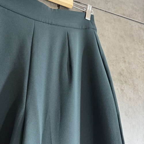 Zara High-Waisted Pants like new, dark green, size S