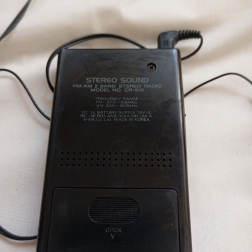 Aiwa CR-S10 Portable AM/FM Stereo Radio used