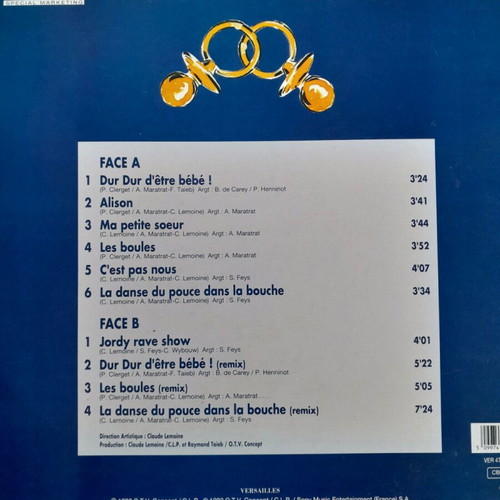 Foreign music vinyl records like new, set of 4 pieces