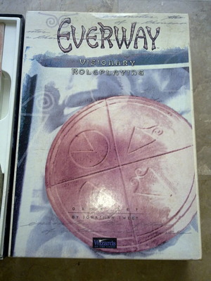Everway фентъзи RPG настолна игра като нова от Wizards of the Coast 1995