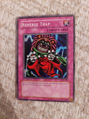 Yu-Gi-Oh Reverse Trap Starter Deck Joey 1st Edition μεταχειρισμένο