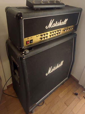 Marshall TSL 100 amplifier with 1960 Lead 4x12 cabinet