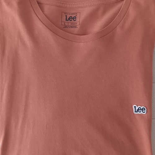 Lee t-shirt used, size L, orange