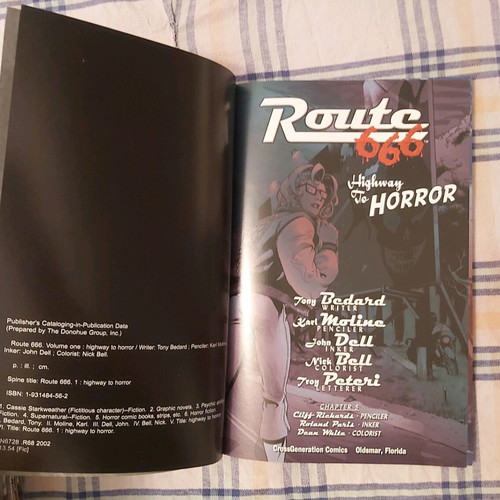 Route 666 Highway to Horror comic book new, English