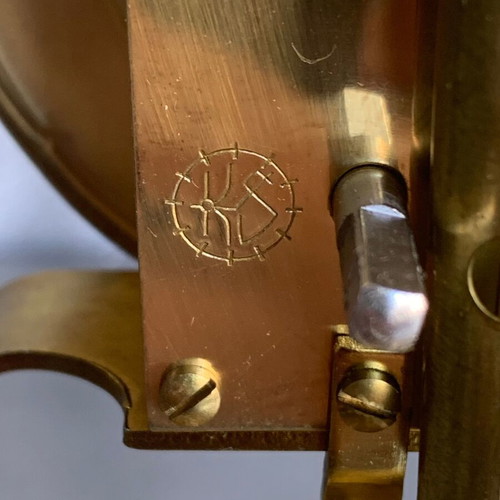 Kern annual table clock used with glass dome
