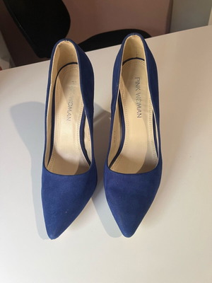 Blue Pink Woman pumps like new, size 40
